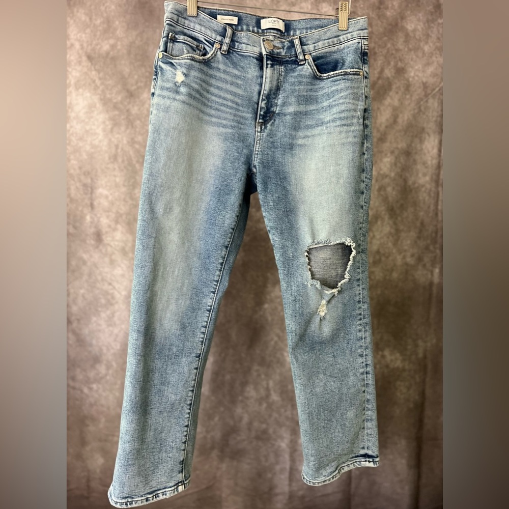 Loft Outlet Straight Petite Jeans